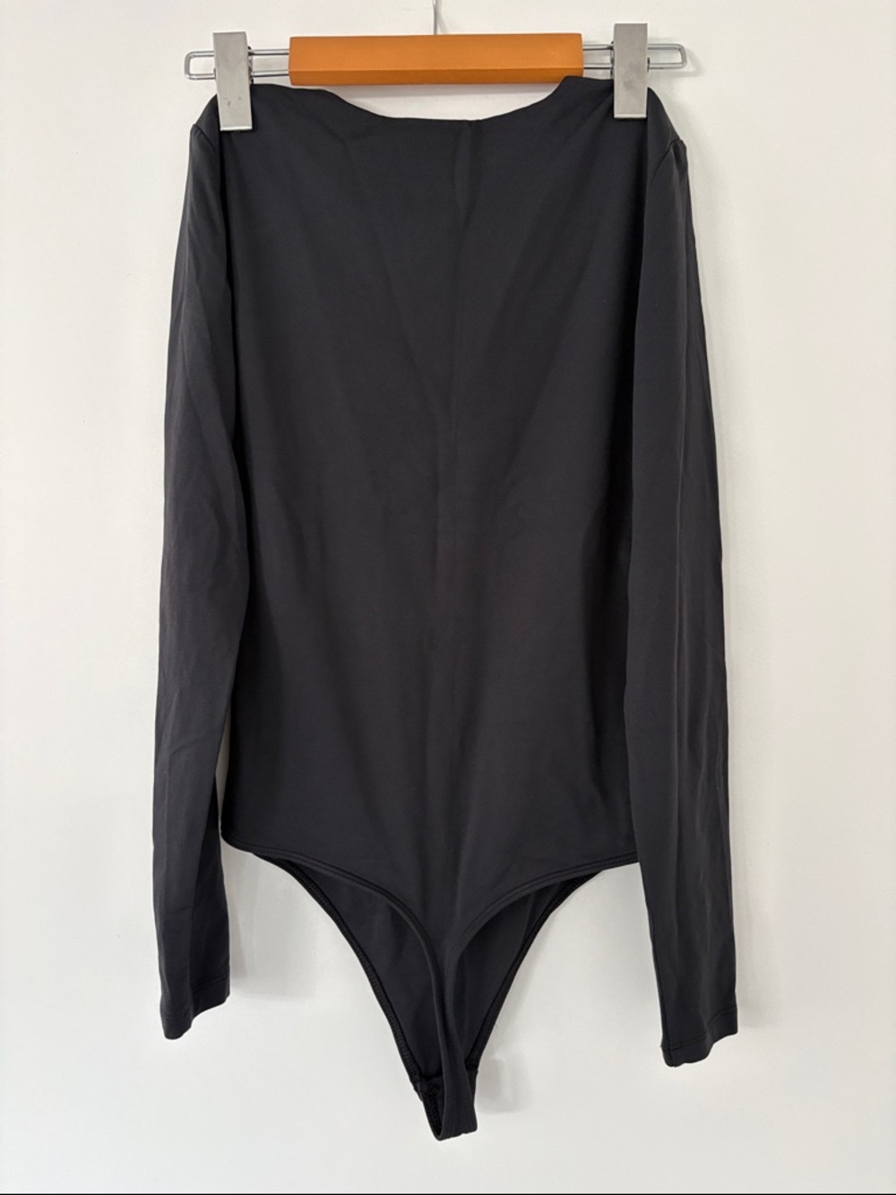 Babaton Black Long-Sleeve Crewneck Bodysuit - Picture 2 of 2